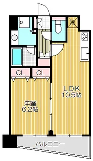 アーバネックス戸越銀座【6階】の間取り
