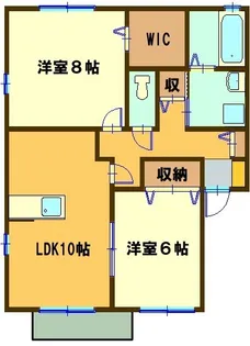 パピルスB棟【1階】の間取り