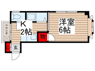 羽田コ-ポ【4階】の間取り