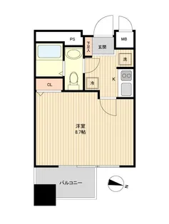 埼玉県さいたま市浦和区仲町1【マンション】の間取り