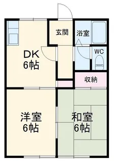 サンヒルズ田名B【1階】の間取り