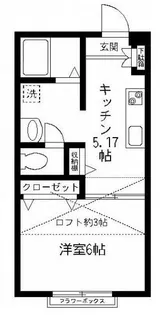 東京都中野区鷺宮6【アパート】の間取り