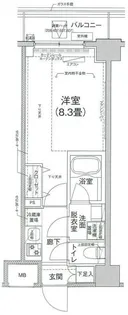 アイルグランデ川崎【5階】の間取り