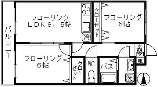 レインパレス高円寺【3階】の間取り