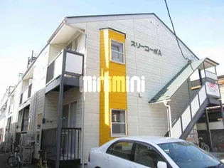 スリーコーポA【1階】の外観