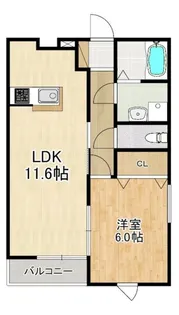 GRACE HIRAYAMA A棟【1階】の間取り