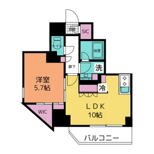 東京都大田区西蒲田7【マンション】の間取り
