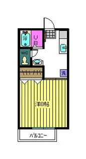 ビューシティ阿羅古D【2階】の間取り