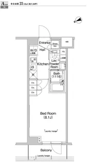 プラウドフラット代々木八幡【4階】の間取り