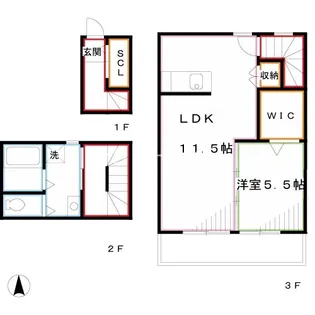 ラ・ブランシュの間取り
