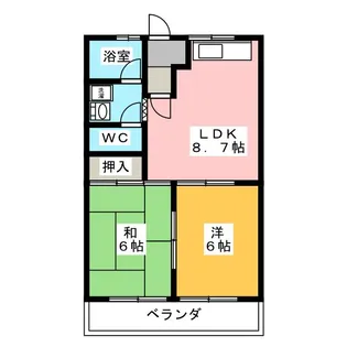 パークタウン I【3階】の間取り