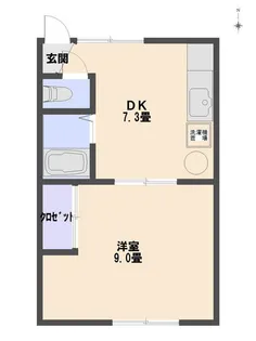 コーポ高松【2階】の間取り