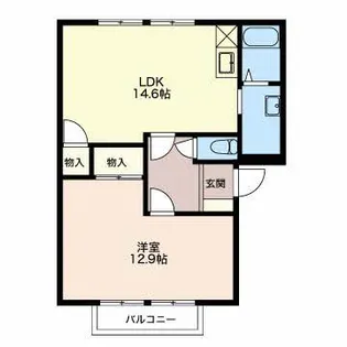 アレイ21【2階】の間取り