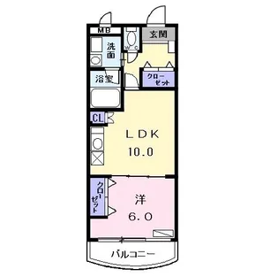 レジデンス高道【3階】の間取り
