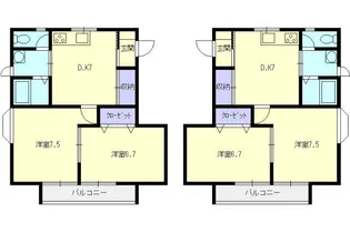 ガーデンハイツ【1階】の間取り