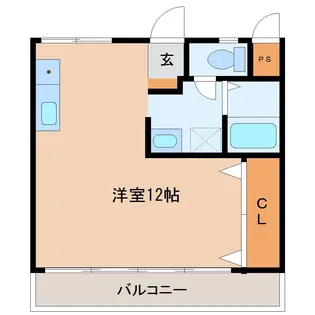 クレドビル【7階】の間取り