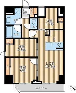 CityLuxYokohama【7階】の間取り