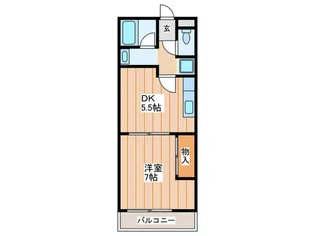 本町マンション【3階】の間取り