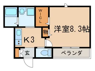 FLAT TRINITY【1階】の間取り