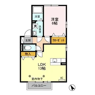 グランモア A【2階】の間取り