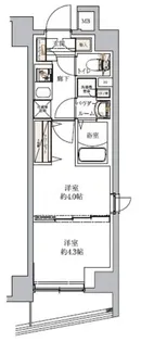 ECREDE上板橋【5階】の間取り