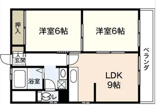 三筋マンション【2階】の間取り