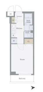 アマヴェル鷺ノ宮【2階】の間取り