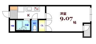 ルアール国光【4階】の間取り