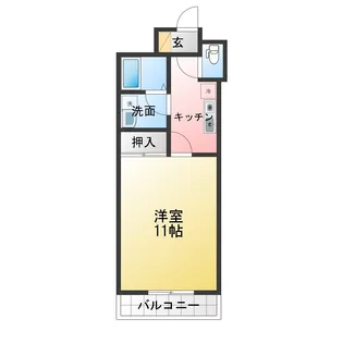 リバパレス稲毛【2階】の間取り