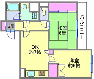 ドゥエルNK【2階】の間取り