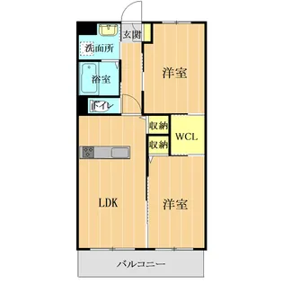コンフォートREIWA【1階】の間取り
