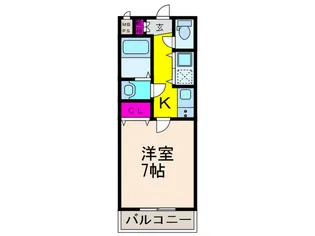 ウインズコ-ト荘園【2階】の間取り