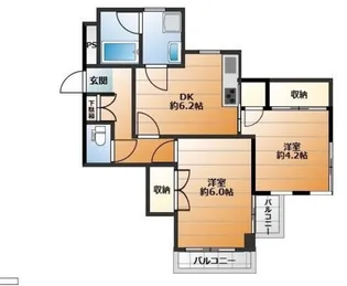 バトラーM【4階】の間取り