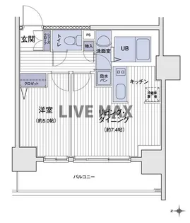 エスティメゾン大島【2階】の間取り