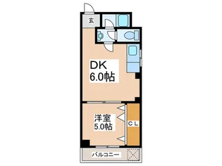 ハイツプリンス【2階】の間取り