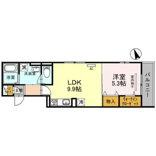 バレンシアGT【3階】の間取り