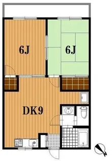 ホークマンション【1階】の間取り