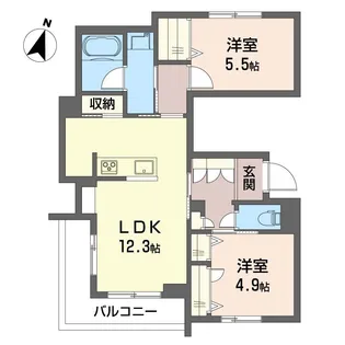 KYレジデンス【2階】の間取り