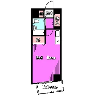 ルミエール落合【4階】の間取り