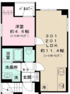 Futaba Next(フタバネクスト)【1階】の間取り