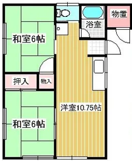 メゾン大平A棟【2階】の間取り