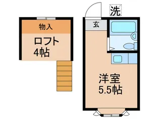 グラスメイ【2階】の間取り