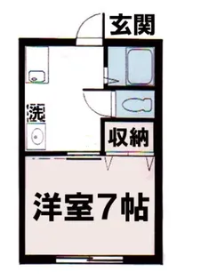 サンハイツS【1階】の間取り