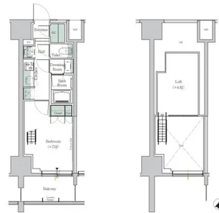 ONE ROOF RESIDENCE TAMACHI【2階】の間取り