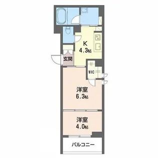 メゾン・ド・ビビ【3階】の間取り