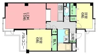 ローゼンHK【3階】の間取り