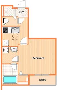 メールシエル【1階】の間取り