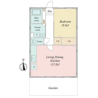 サンホワイトM104【1階】の間取り