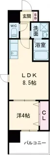 レクシア堺東【1階】の間取り