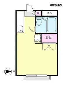 ハイツ・ウエスト【2階】の間取り